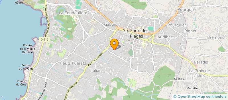 localisation de l'entreprise KHOUKHA à SIX-FOURS-LES-PLAGES