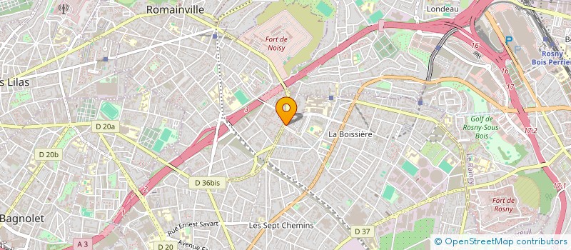 localisation de l'entreprise KHOUNE à MONTREUIL