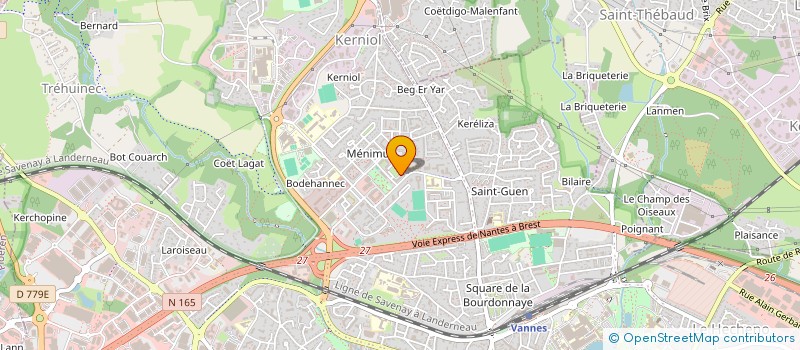 localisation de l'entreprise KHOUSTUP à VANNES