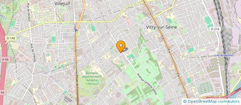 localisation de l'entreprise KHP MARKET à VITRY-SUR-SEINE
