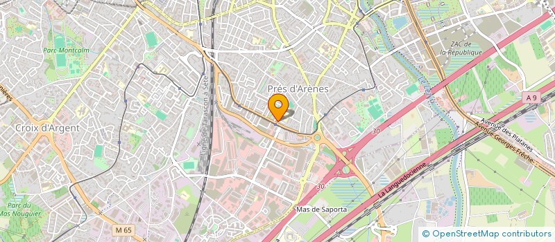 localisation de l'entreprise KHR IMMO à MONTPELLIER