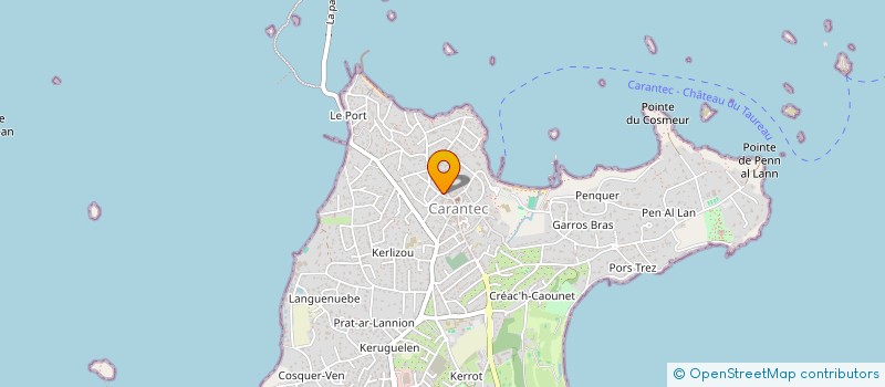 localisation de l'entreprise KHRISPA  CARANTEC