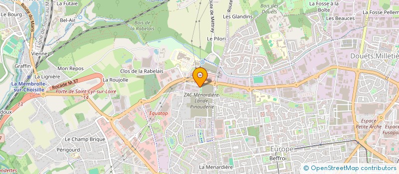 localisation de l'entreprise KHRONOS  SAINT-CYR-SUR-LOIRE