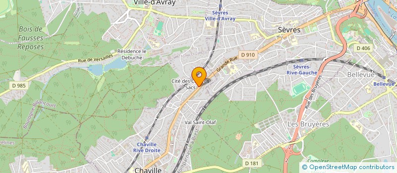 localisation de l'entreprise KHROSS NEGOCE & CO à CHAVILLE