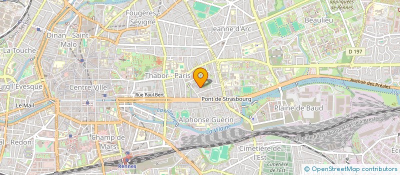 localisation de l'entreprise KHT ETOILE  RENNES