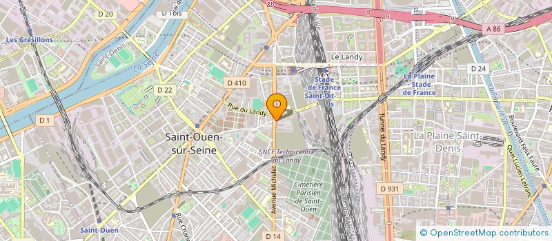 localisation de l'entreprise KHWIMMO à SAINT-OUEN-SUR-SEINE