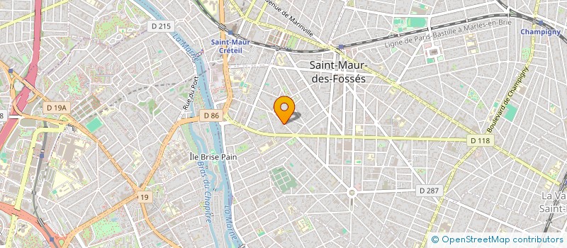 localisation de l'entreprise KHY IMMOBILIER à SAINT-MAUR-DES-FOSSES