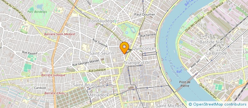 localisation de l'entreprise KI à BORDEAUX