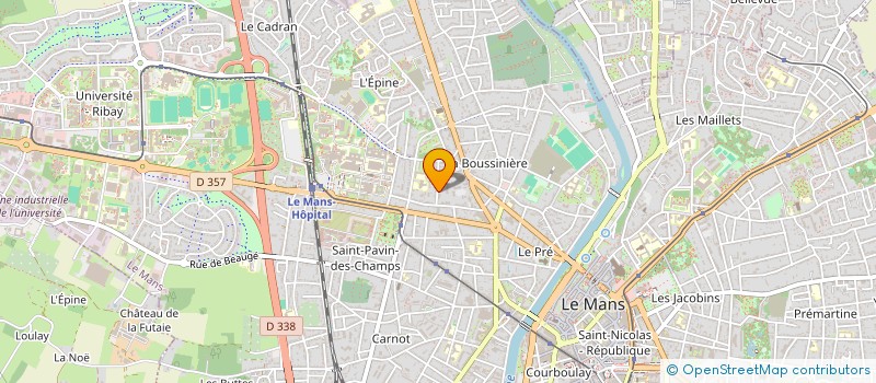 localisation de l'entreprise KI A DU COEUR  LE MANS