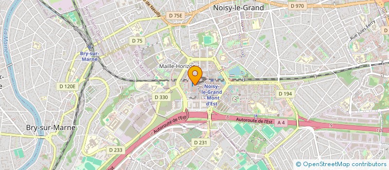 localisation de l'entreprise KI CORP à NOISY-LE-GRAND