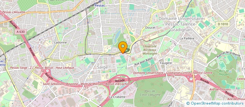 localisation de l'entreprise KI-LAB à PESSAC