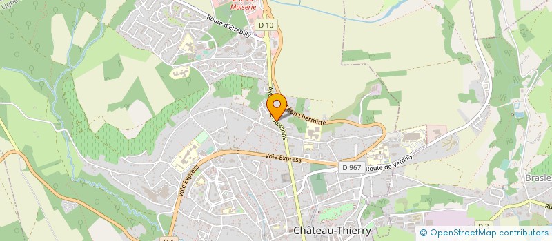 localisation de l'entreprise KI RAVIV à CHATEAU-THIERRY