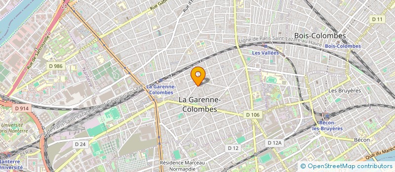 localisation de l'entreprise KIA 92 à LA GARENNE-COLOMBES