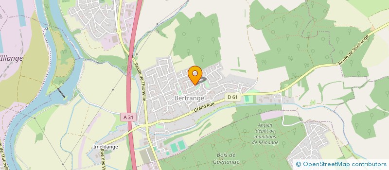 localisation de l'entreprise KIA-OPTIC  BERTRANGE