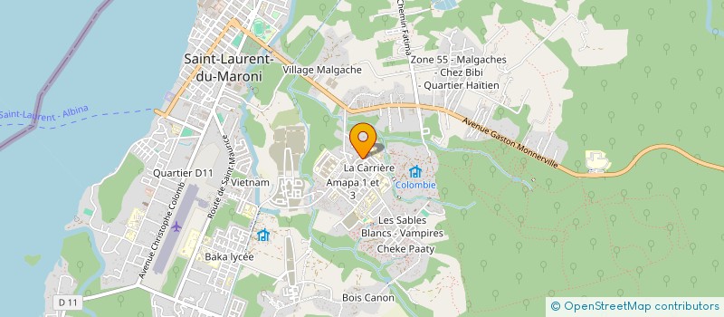 localisation de l'entreprise KIA'S BOUTIQUE  SAINT-LAURENT-DU-MARONI