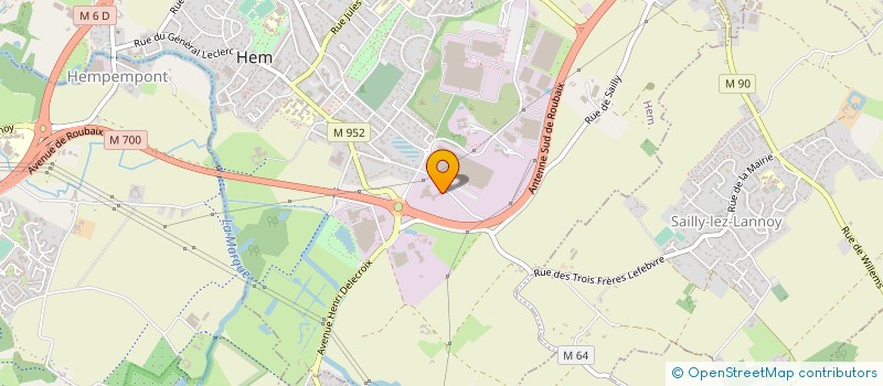 localisation de l'entreprise KIABI INTERNATIONAL DEVELOPPEMENT  LEZENNES