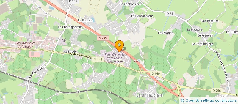 localisation de l'entreprise KIADE à HAUTE-GOULAINE