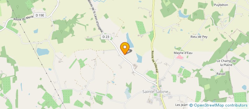 localisation de l'entreprise KIADO  BEAUMONTOIS EN PERIGORD