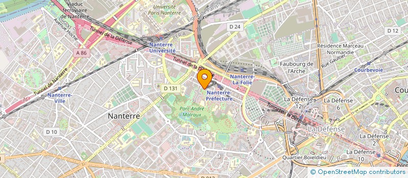 localisation de l'entreprise KIALA FRERES à NANTERRE