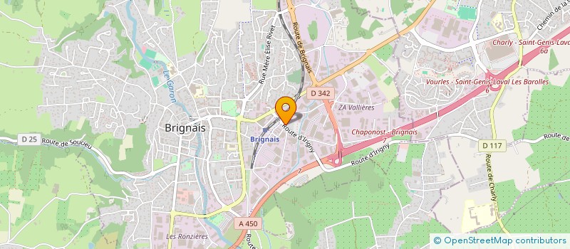 localisation de l'entreprise KIAMA  BRIGNAIS