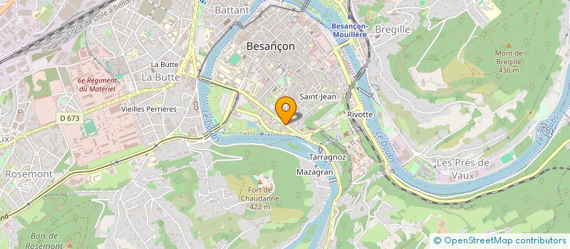 localisation de l'entreprise KIAMALOU à BESANCON