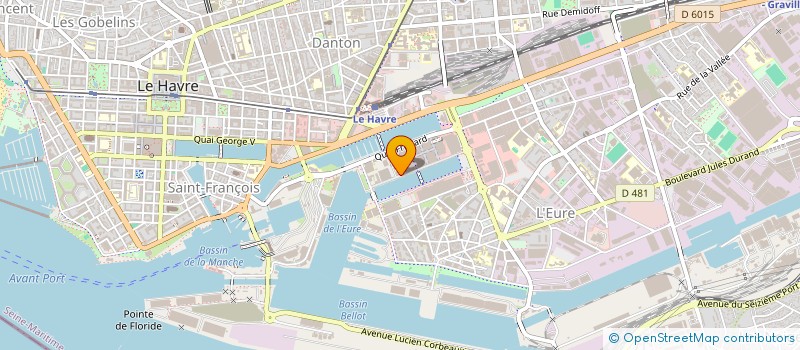 localisation de l'entreprise KIANG à LE HAVRE