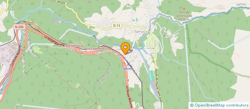 localisation de l'entreprise KIARA  LES HOUCHES