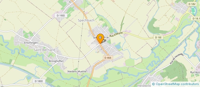 localisation de l'entreprise KIARA  ZILLISHEIM