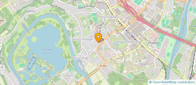 localisation de l'entreprise KIARA CREATION  CERGY