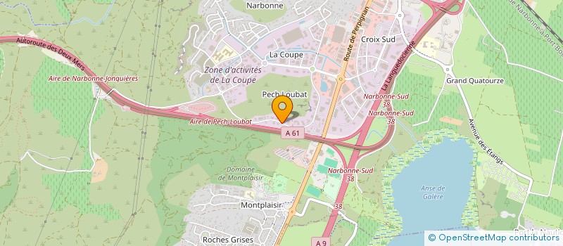 localisation de l'entreprise KIARAHOTEL  NARBONNE