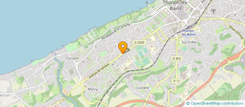localisation de l'entreprise KIARALILAS à THONON-LES-BAINS