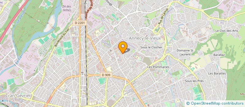 localisation de l'entreprise KIAVIK VERTICAL PRINT  ANNECY