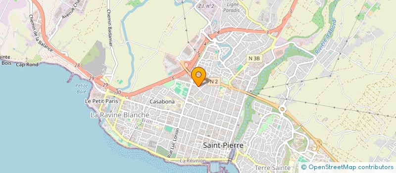 localisation de l'entreprise KIBAHO à SAINT-PIERRE