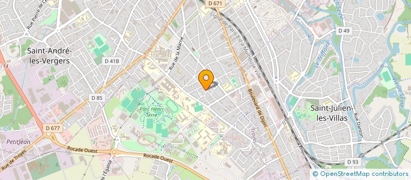 localisation de l'entreprise KIBAO SAS à TROYES