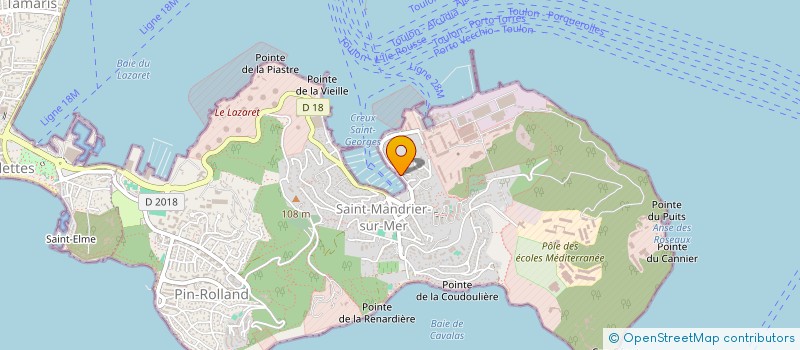 localisation de l'entreprise KIBEAUTE à SAINT-MANDRIER-SUR-MER