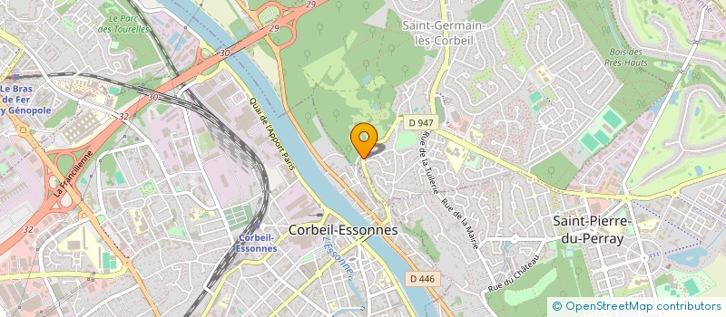 localisation de l'entreprise KIBENUS à CORBEIL-ESSONNES