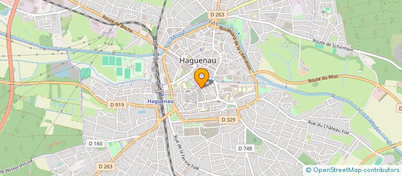 localisation de l'entreprise KIBO  HAGUENAU