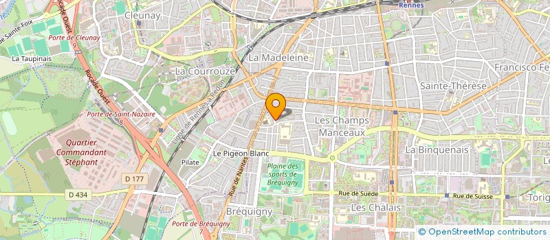 localisation de l'entreprise KIBOKOZH PRODUCTION  RENNES