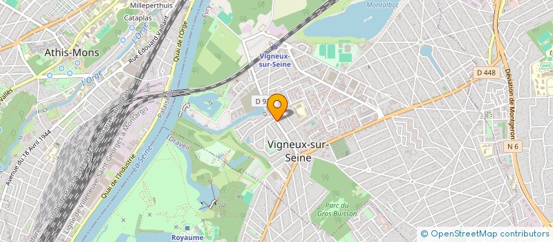 localisation de l'entreprise KIBOUFF à VIGNEUX-SUR-SEINE