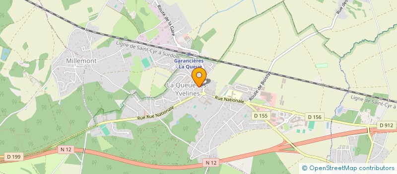 localisation de l'entreprise KIBRIPOL à LA QUEUE-LES-YVELINES