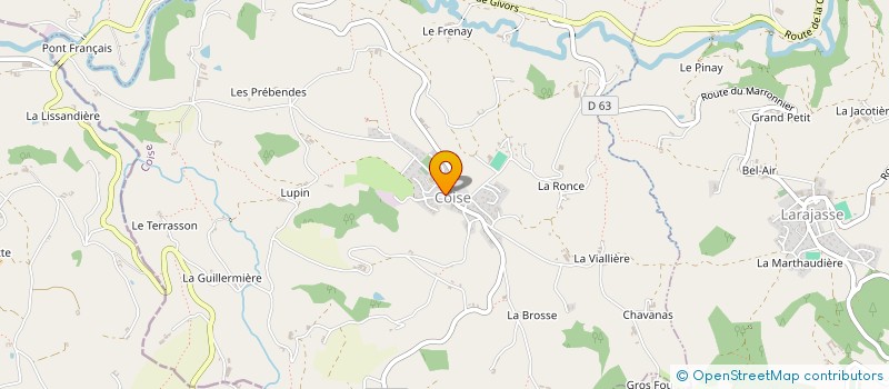 localisation de l'entreprise KICALA  COISE