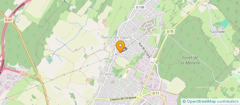 localisation de l'entreprise KICAU MARKET (EPICERIE)  SERRE-LES-SAPINS