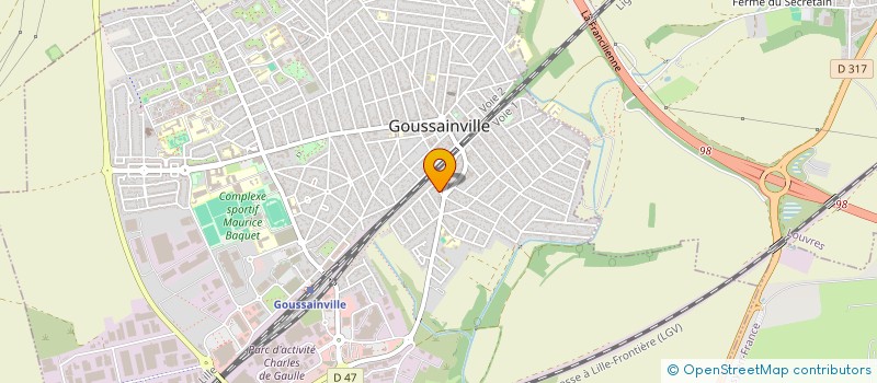 localisation de l'entreprise KICCO  GOUSSAINVILLE