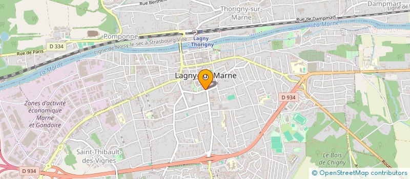 localisation de l'entreprise KICHAH SCI  LAGNY-SUR-MARNE