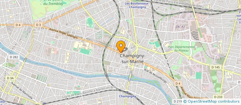 localisation de l'entreprise KICHI SUSHI à CHAMPIGNY-SUR-MARNE