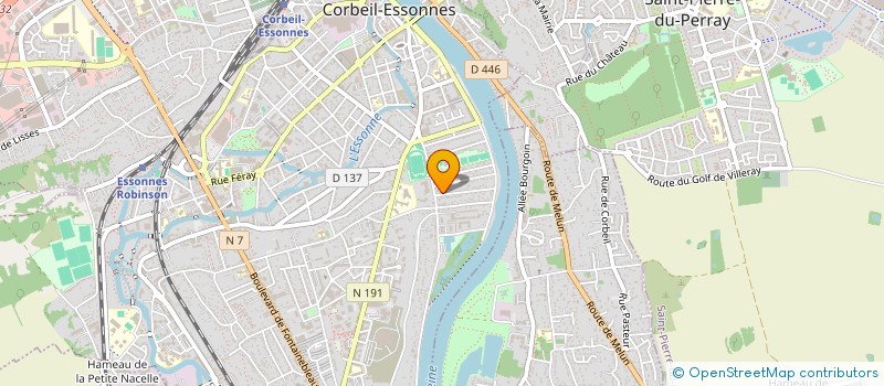 localisation de l'entreprise KICHTA RECORDS à CORBEIL-ESSONNES