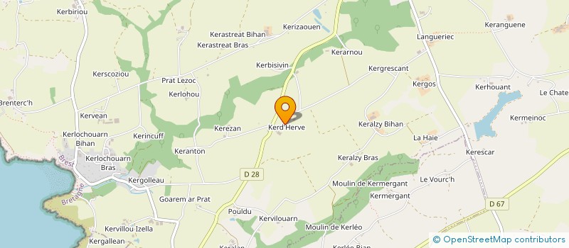 localisation de l'entreprise KICK A FARCE  PLOUMOGUER