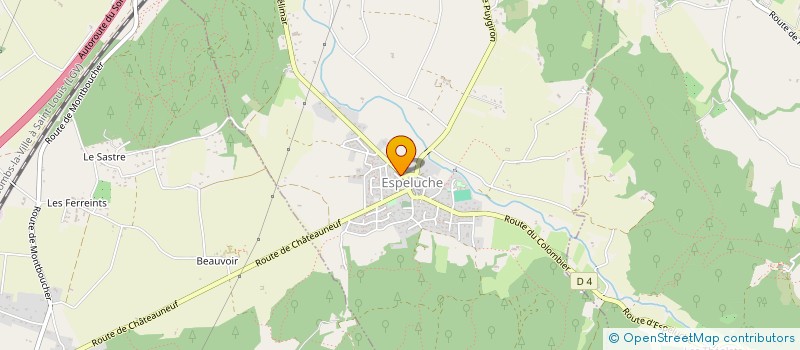 localisation de l'entreprise KICK BOXING CLUB ESPELUCHE  ESPELUCHE