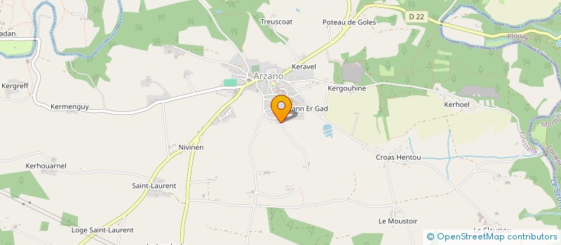 localisation de l'entreprise KICK BOXING QUIMPERLOIS à QUIMPERLE