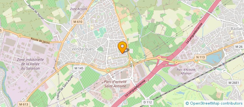 localisation de l'entreprise KICK BOXING VENDARGUOIS à VENDARGUES